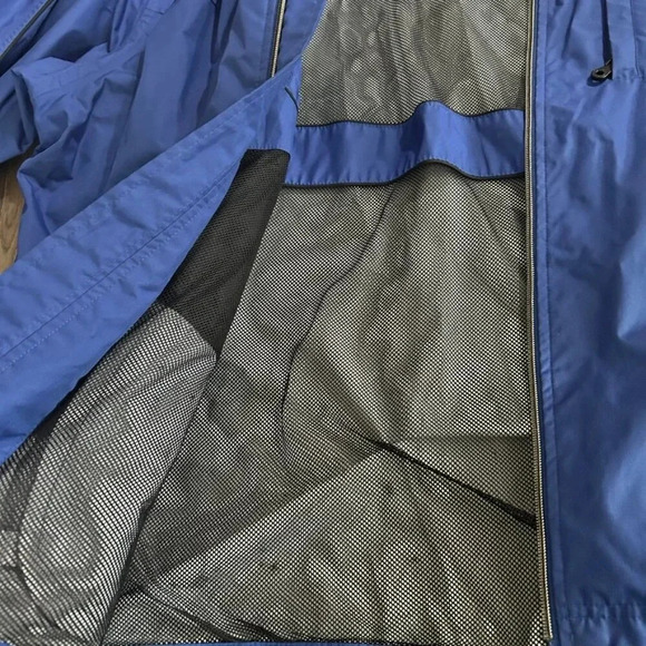 blue rain jacket - Picture 4 of 8